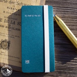 Gmund PocketPad Notizbuch in Petrol (Lieferung OHNE Dekoration) 