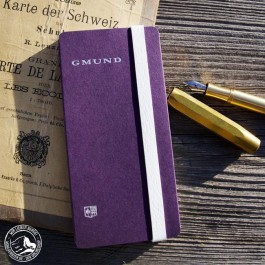 Gmund PocketPad Notizbuch Violett (Lieferung OHNE Dekoration)