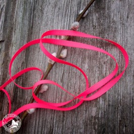 Neonfarbenes Rips-Geschenkband in Pink aus der Schweiz