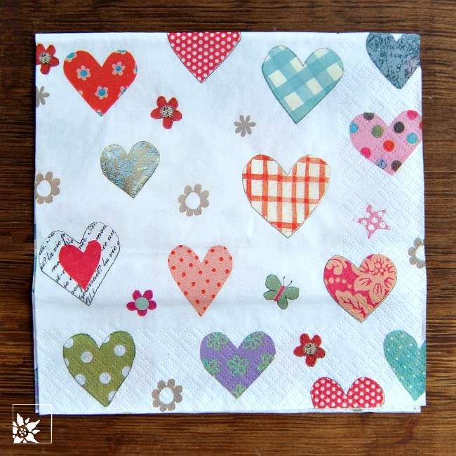 200 Stück Papierservietten Mit Roten Herzen – 33x33 Cm, 3-lagig, Für Valentinstag, Hochzeit & Partys