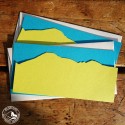 2 Gmund Doppelkarten mit Alpenpanorama