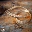 Geschenkband Spitze Gold