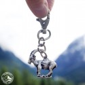 Schlüsselanhänger Steinbock | nickelfrei | versilbert