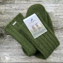 Steiner 1888 Socken Bergschafwolle Olivgrün