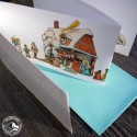 Böhmische Weihnachtskrippe – Weihnachtskarte zum Aufstellen
