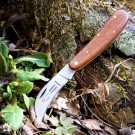 Gartenfreund: Das OTTER Messer mit der leicht gerundeten Klinge aus Carbonstahl!