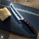 Panoramaknife - Käsemesser mit Schweizer Berggipfeln. Sie erhalten das Messer! Die Schieferplatte ist NICHT Bestandteil der Lieferung!