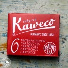 Kaweco Tintenpatronen Rubinrot - 6 Stück / Packung