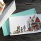 Weihnachtskarte Leporello mit böhmischer Krippe 