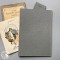 Gmund Journal – Notizbuch grau mit Leinenprägung – Rückseite mit Prägung Journal (Lieferung ohne Dekoration)